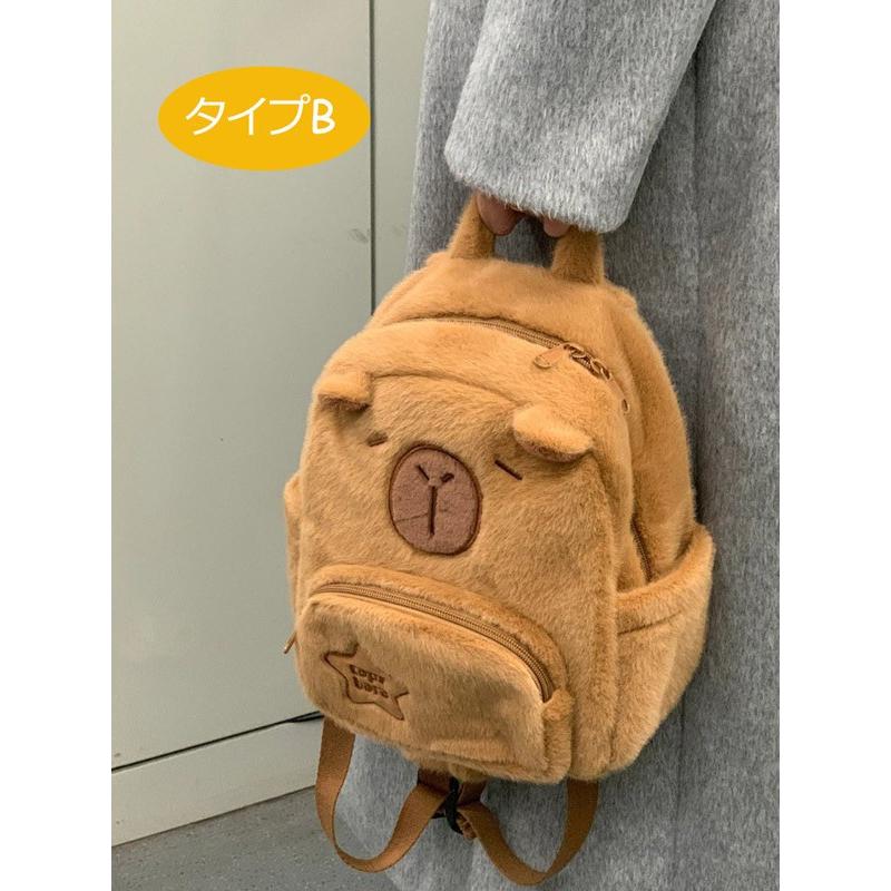 レディースリュック 可愛い 鞄 学生用リュック クマ耳付きファスナー付き ふわふわもこもこ可愛い通勤 通学面白いクリスマス |  | 05