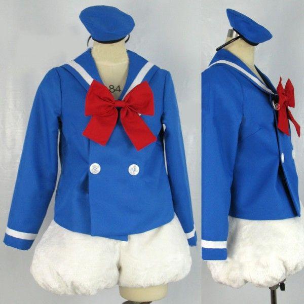 ディズニー ドナルドダック/ドナルド 風 コスプレ衣装