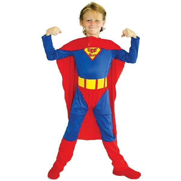 キッズ用 スーパーマン 子ども用 コスチューム ハロウィン仮装 パーティー 衣装 コスプレ衣装 男の子 女の子用｜fullgrace