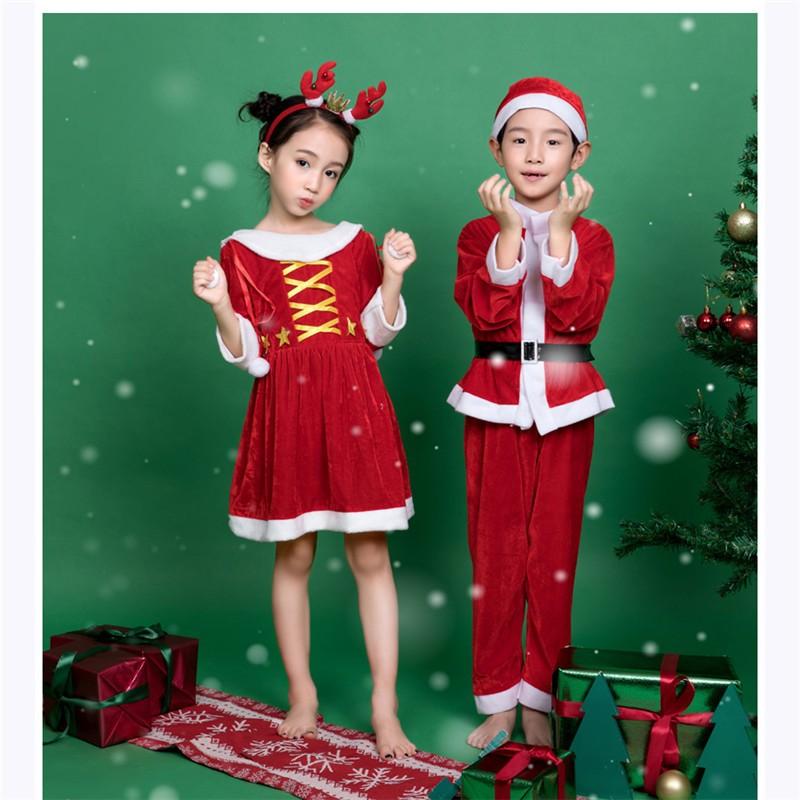 クリスマス衣装 サンタ服 子供用 男の子 女の子 サンタクロース 100 110 1 130 140cm キッズ ジュニア コスプレ 上下セット ワンピース 帽子 Eb960c0 フルグレース 通販 Yahoo ショッピング
