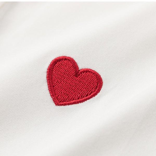 ペアルック カップル ワンピース Tシャツ 夏 半袖 白 かわいい メンズ レディース かっこいい 韓国風 綿 新婚旅行 Tシャツ ご夫婦 |  | 09