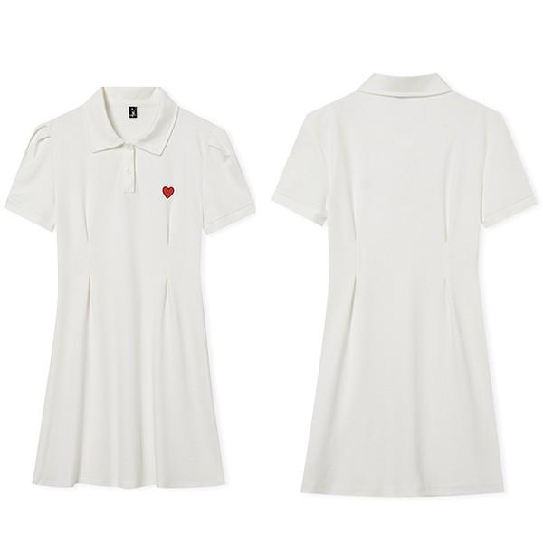 ペアルック カップル ワンピース Tシャツ 夏 半袖 白 かわいい メンズ レディース かっこいい 韓国風 綿 新婚旅行 Tシャツ ご夫婦 |  | 01