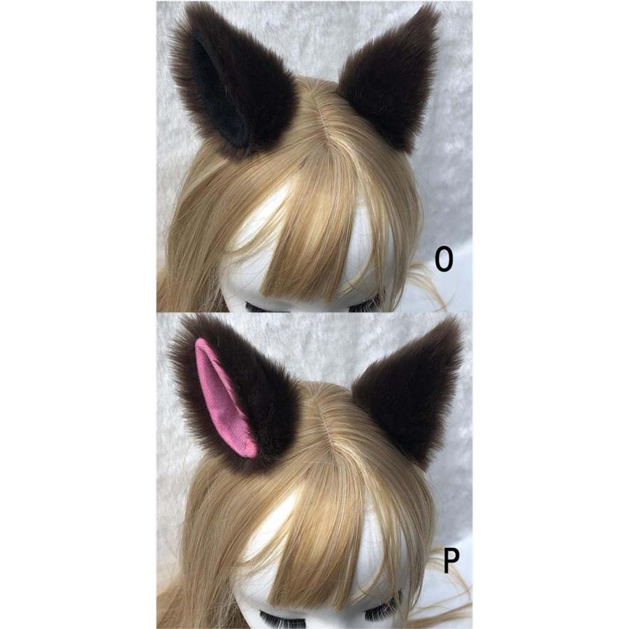 【21色】高さ9cm 狐 犬 猫 耳 アニマル ヘアピン モコモコ フェイクファー 道具 手作り アクセサリー コスチューム ハロウィン クリスマス |  | 09
