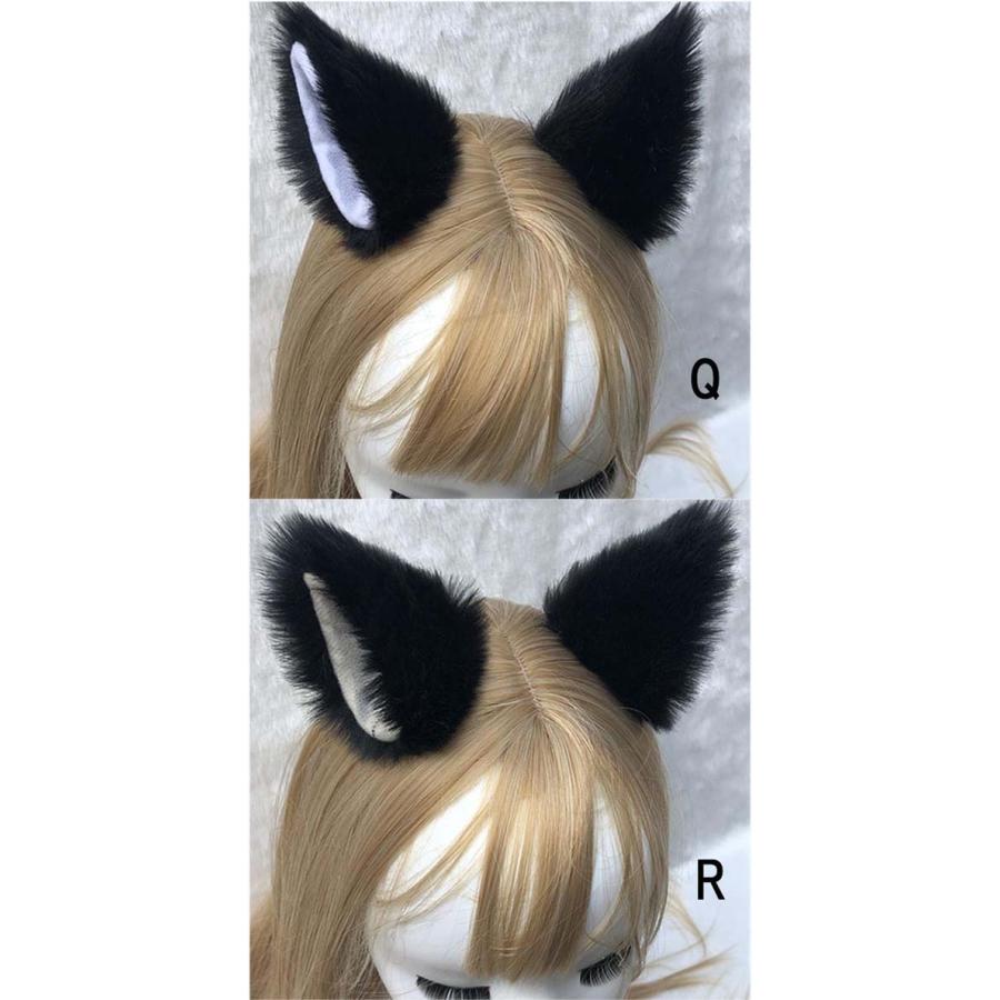 【21色】高さ9cm 狐 犬 猫 耳 アニマル ヘアピン モコモコ フェイクファー 道具 手作り アクセサリー コスチューム ハロウィン クリスマス |  | 10