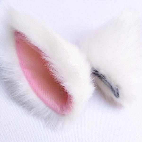 【21色】高さ9cm 狐 犬 猫 耳 アニマル ヘアピン モコモコ フェイクファー 道具 手作り アクセサリー コスチューム ハロウィン クリスマス |  | 01