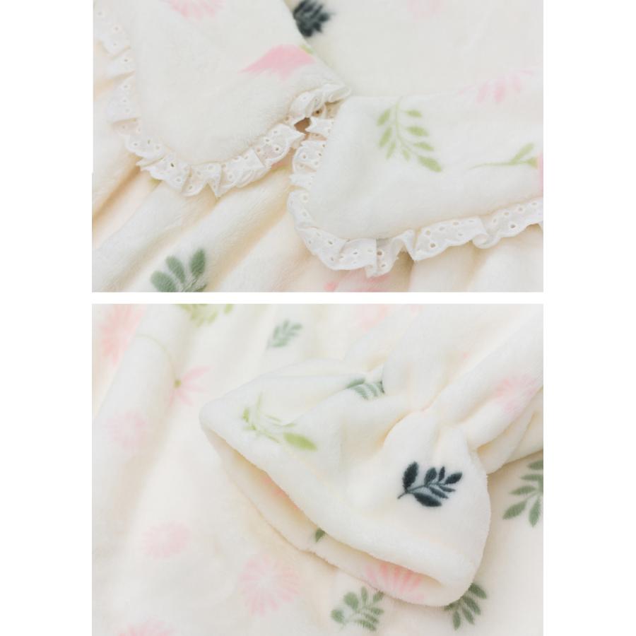 パジャマ 寝巻き パジャマ レディース 冬 かわいい パジャマ ワンピース ルームウェア もこもこ パジャマ 可愛い 部屋着 ピンク 白 |  | 08