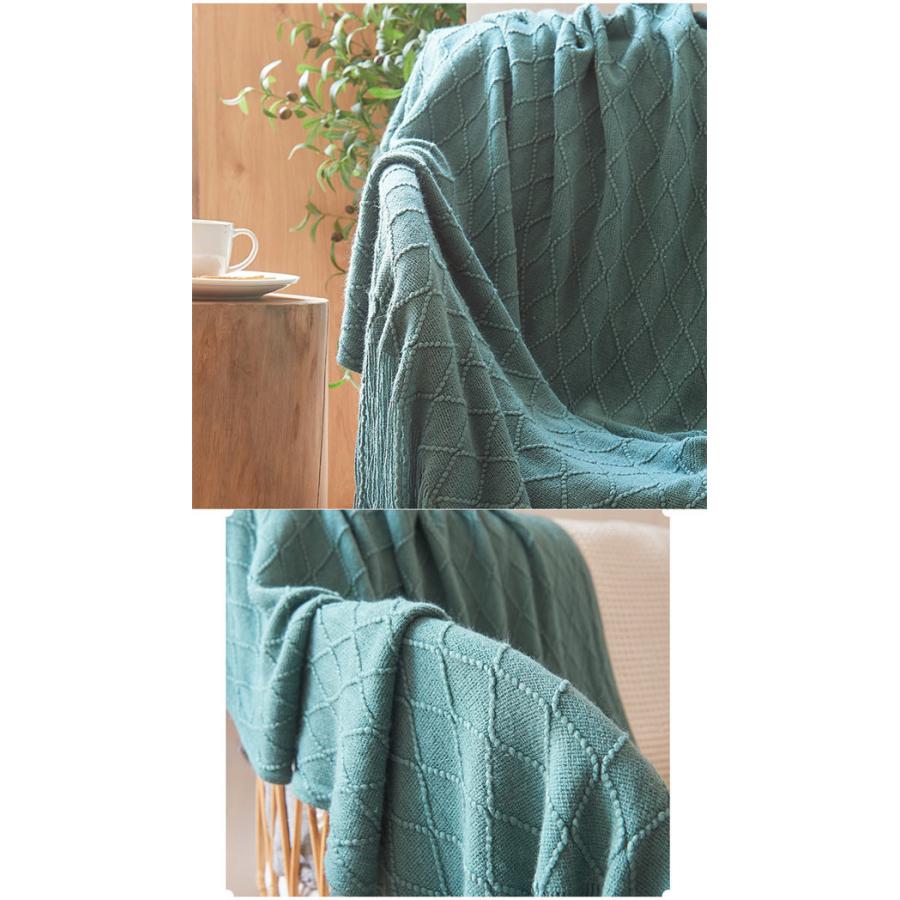 ブランケット ひざ掛け ニット 着る毛布 フリンジ 肩掛け 防寒 冷え 