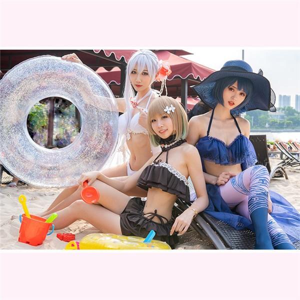 コスプレ 衣装 シノアリス アリス風 活動 水着 mizugi みずぎ S M L 活動 仮装 コスチューム イベント 変装 仮装｜fullgrace｜04