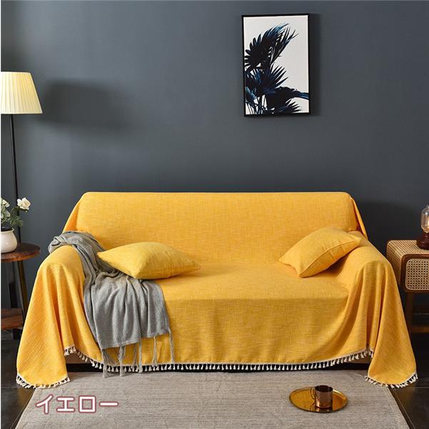 ソファーカバー 洗える 無地 北欧風 マルチカバー リビング 1/2/3/4人掛け 肘付き 綿麻生地 通気性 キズ防止 滑り止め おしゃれ |  | 09