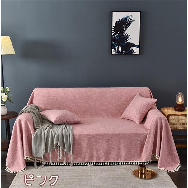 ソファーカバー 洗える 無地 北欧風 マルチカバー リビング 1/2/3/4人掛け 肘付き 綿麻生地 通気性 キズ防止 滑り止め おしゃれ |  | 10