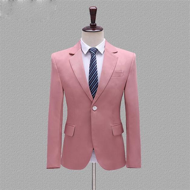 メンズスーツ セットアップ(上下セット)1つボタン 洗える 司会者 1花婿