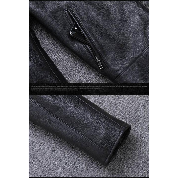 本革 2wayジャケット ボアインナーベスト脱着式 ジャン スタンドカラー