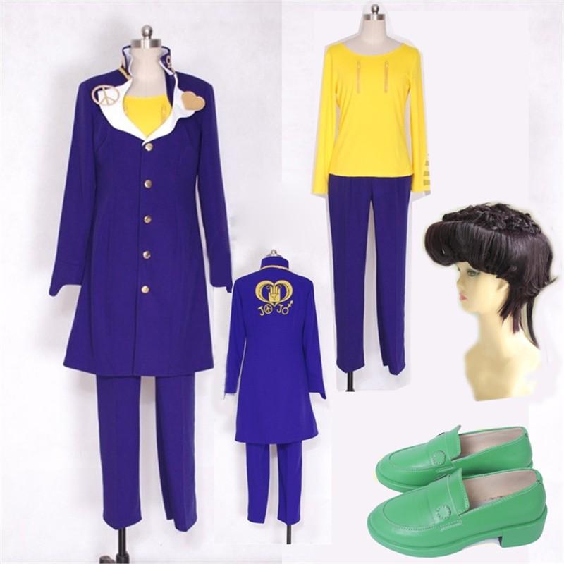 ジョジョの奇妙な冒険 ダイヤモンドは砕けない 東方 仗助 コスプレ 衣装イベント 二次会 Cosplay イベント ウィッグ 靴 別売り F4008c0 フルグレース 通販 Yahoo ショッピング