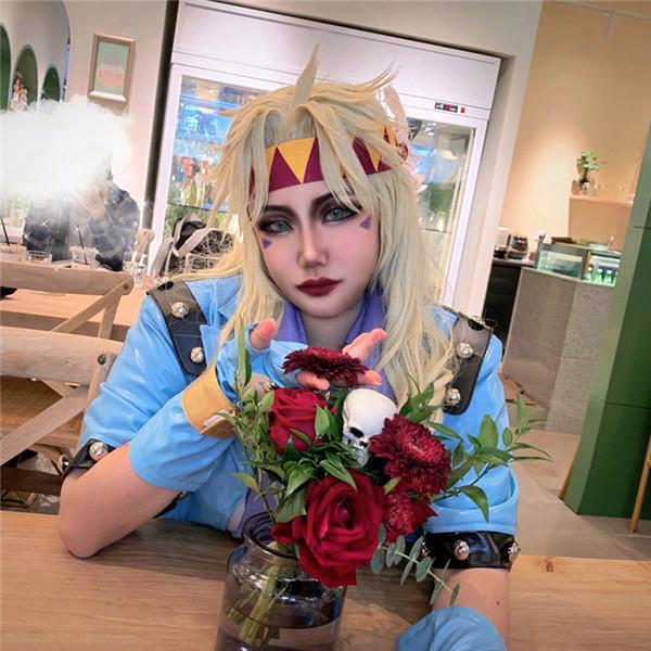 超激安 ジョジョの奇妙な冒険 シーザー アントニオ ツェペリ コスプレ衣装 靴 ウィッグ 追加可能 楽天 Altammamfactory Com Jo