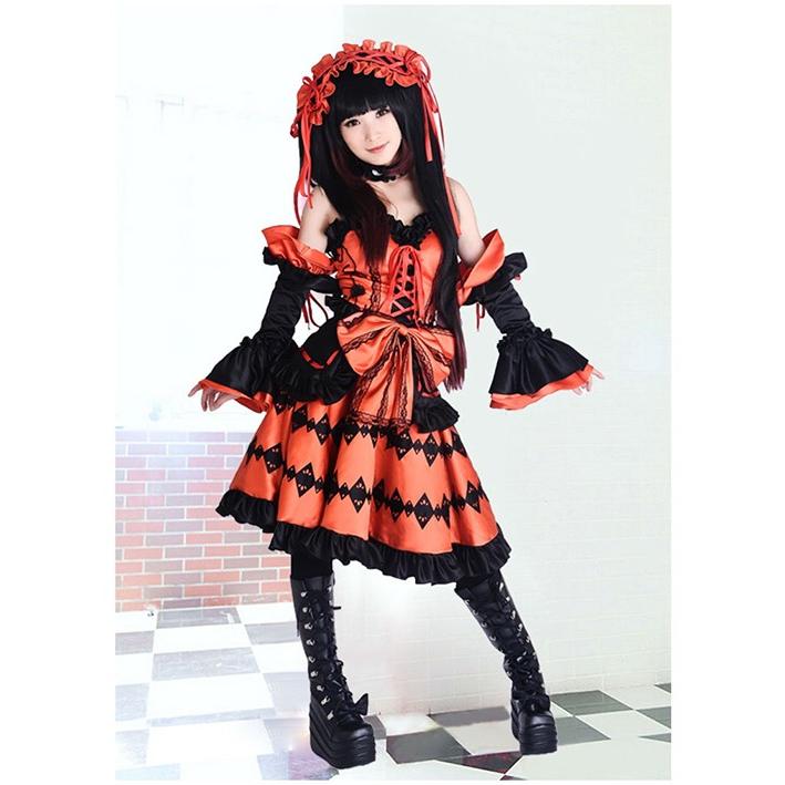 時崎狂三 デート ア ライブ Date A Live コスプレ衣装 デート 時崎狂三 デート ア ライブ Date A Live コスプレ衣装 デート