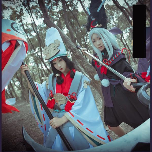 陰陽師　白童子 しろどうじ　未覚醒 コスプレ衣装 道具 ウィッグ 追加可  忘年会 文化祭 余興 コスチューム |  | 02