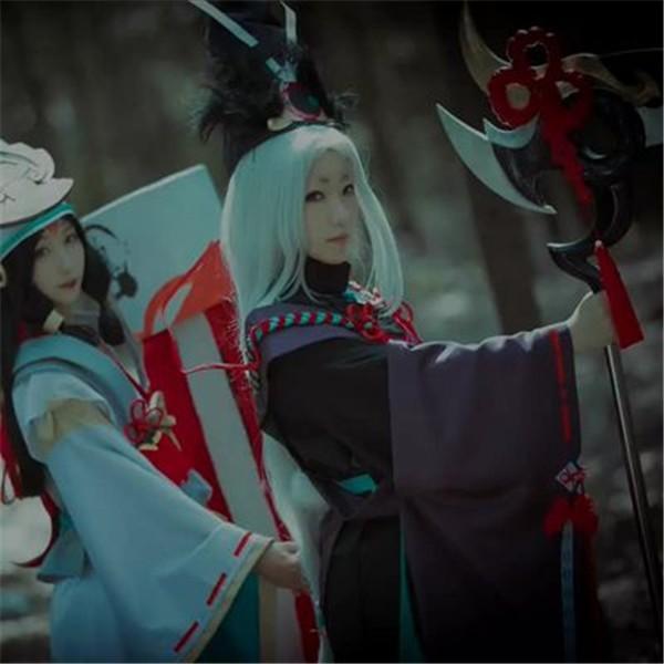 陰陽師　黒童子　コスプレ衣装  道具  ウィッグ 追加可  忘年会 文化祭 余興 コスチューム |  | 02