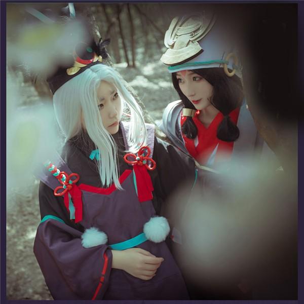 陰陽師　黒童子　コスプレ衣装  道具  ウィッグ 追加可  忘年会 文化祭 余興 コスチューム |  | 03