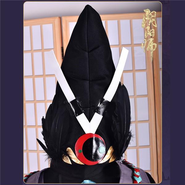 陰陽師　黒童子　コスプレ衣装  道具  ウィッグ 追加可  忘年会 文化祭 余興 コスチューム｜fullgrace｜07