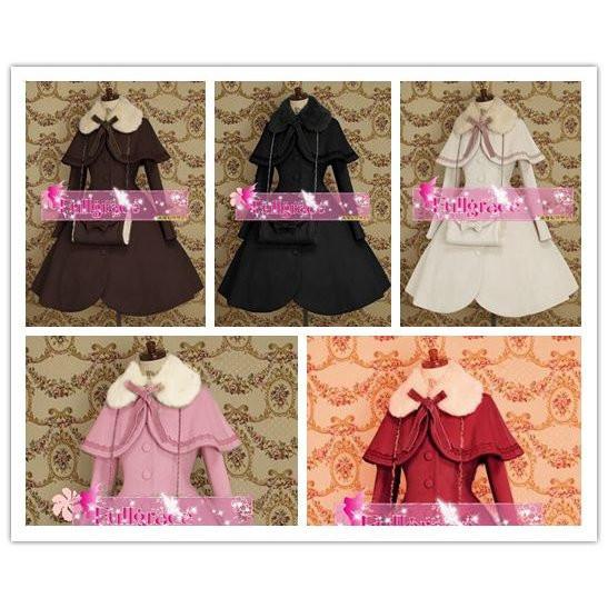 オーダーメイド ラシャコート ケープ付き LOLITA かわいい ロリータ