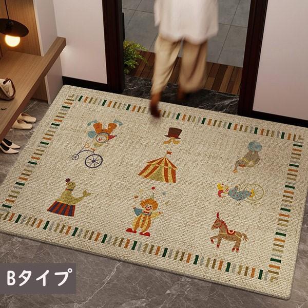 玄関マット 室内 シンプル 泥落とし 滑り止め 洗える おしゃれ 水洗い ドアマット リビング ベッドルーム 書斎 ベランダ 上品 かわいい店舗 飲食店 新生活 DIY |  | 08