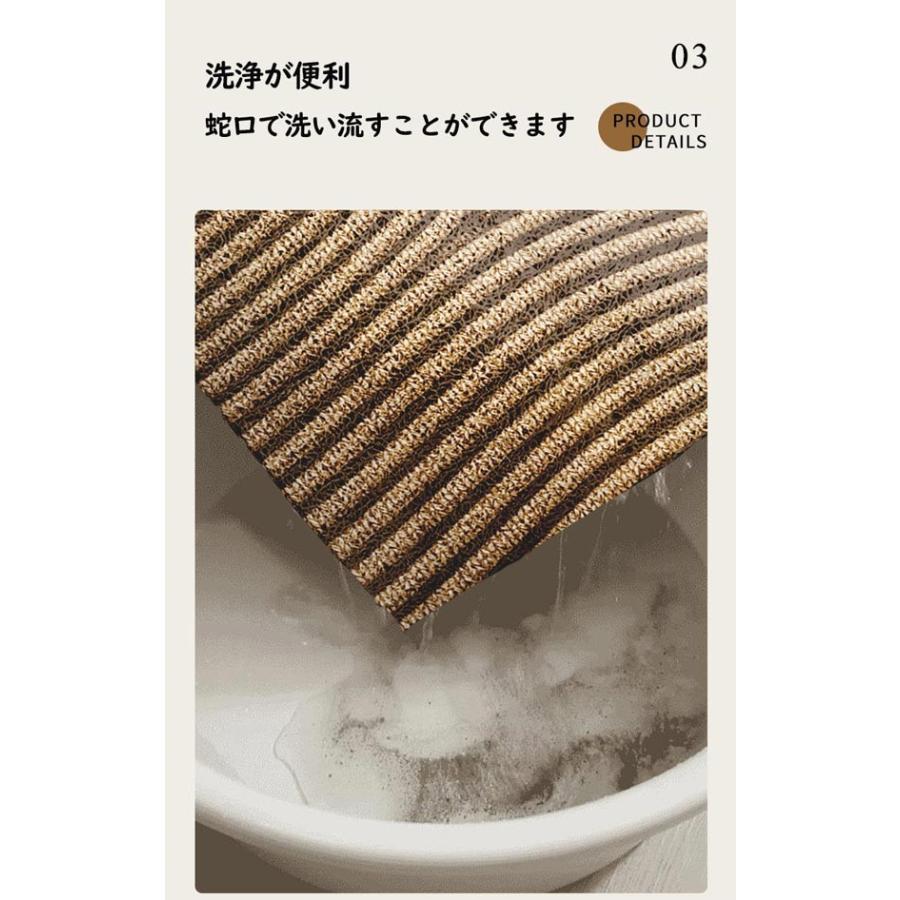 玄関マット3 Dビジョンマット 室内 シンプル 泥落とし 滑り止め 洗えるドアマット リビング ベッドルーム 書斎 ベランダ 上品 店舗 飲食店 新生活 DIY |  | 04