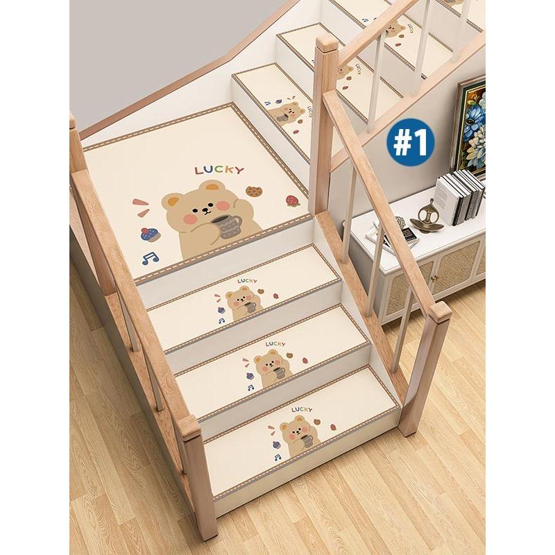 階段マット 滑り止め 防水 防滑 防音 水洗い ペット クッション性 階段