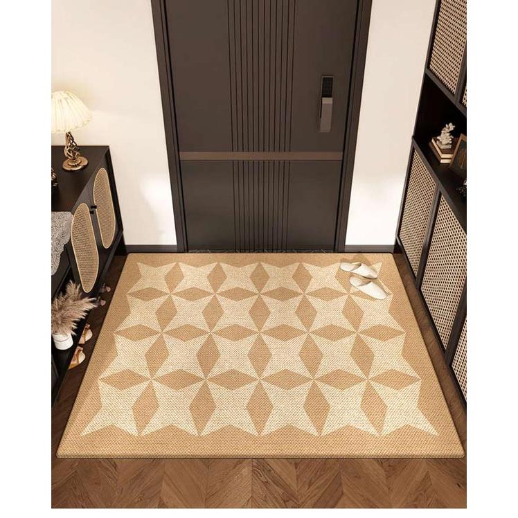 玄関マット 屋外 室内 泥落とし 滑り止め 洗える おしゃれ モダン シンプル 総柄 風水 水洗い ドアマット 上品 かわいい オフィス 店舗 飲食店 新生活 DIY |  | 09