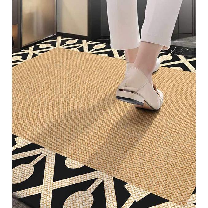 玄関マット 屋外 室内 泥落とし 滑り止め 洗える おしゃれ モダン シンプル 総柄 風水 水洗い ドアマット 上品 かわいい オフィス 店舗 飲食店 新生活 DIY |  | 05