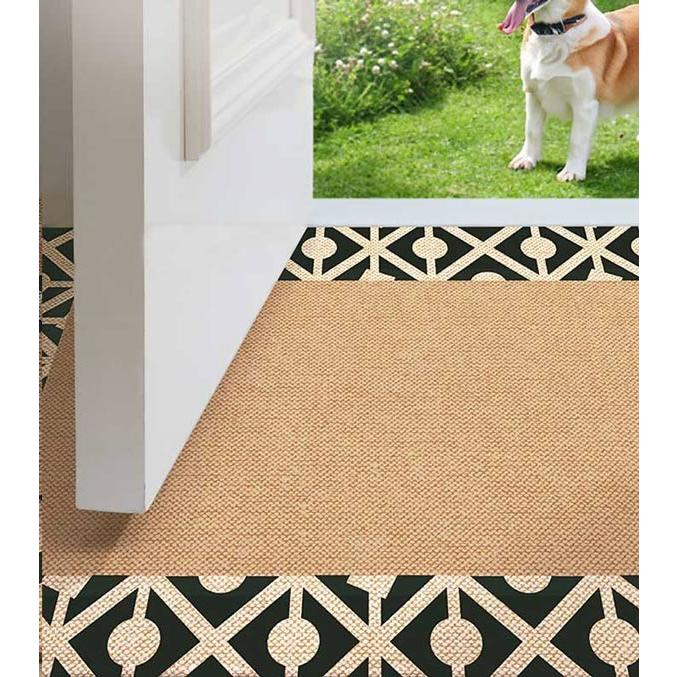 玄関マット 屋外 室内 泥落とし 滑り止め 洗える おしゃれ モダン シンプル 総柄 風水 水洗い ドアマット 上品 かわいい オフィス 店舗 飲食店 新生活 DIY |  | 06