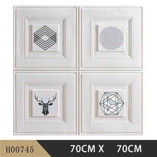 3d 壁紙 北欧風 防音シート 壁紙クッションシート 貼るだけレンガシート Diy壁紙シール 70 70cm 5枚セット 発泡 スポンジ 軽量 Ja452c0 フルグレース 通販 Yahoo ショッピング