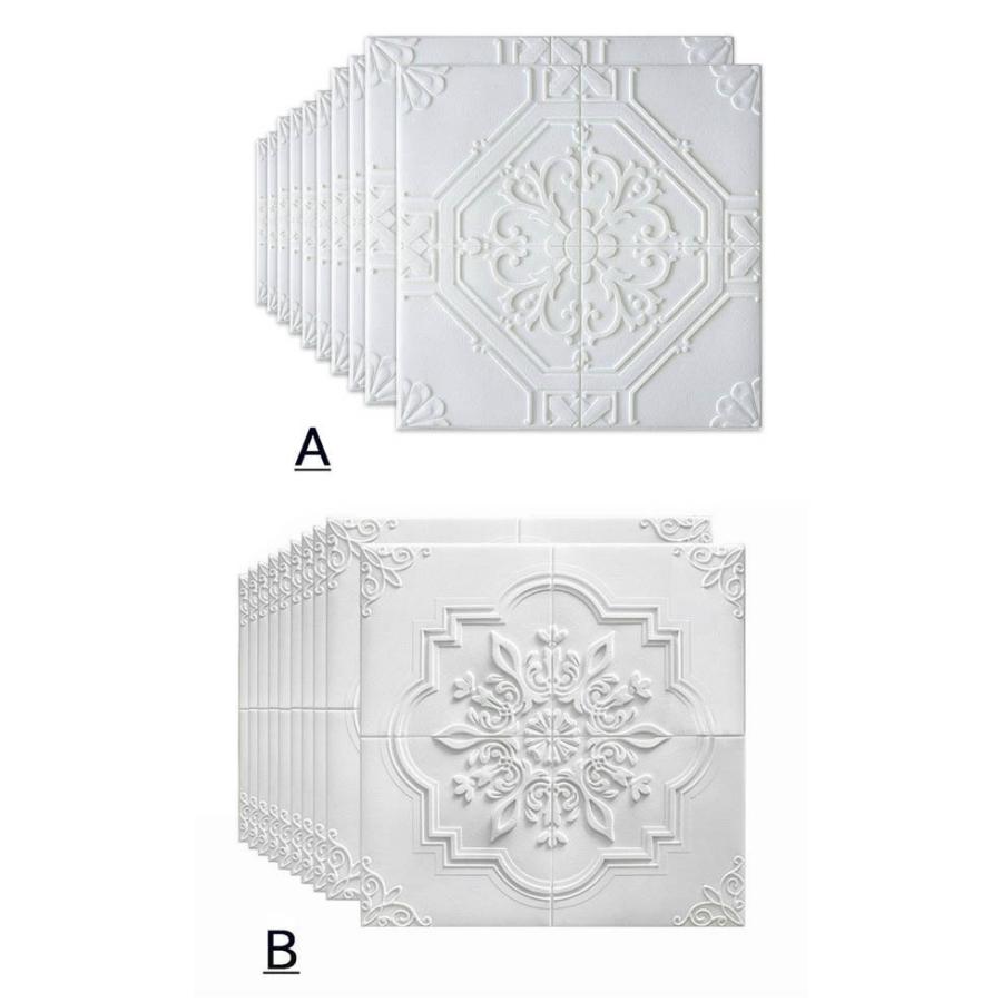 3D立体壁紙 クッションブリックシート [ 10枚セット ]天井壁紙 3D 壁紙