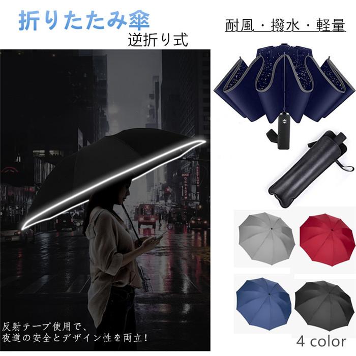 自動開閉折り畳み傘 逆さ傘 晴雨兼用 3段折りたたみ傘 逆折り式 耐強風 超撥水 晴雨兼用 ワンタッチ収納 Ja475c0 フルグレース 通販 Yahoo ショッピング