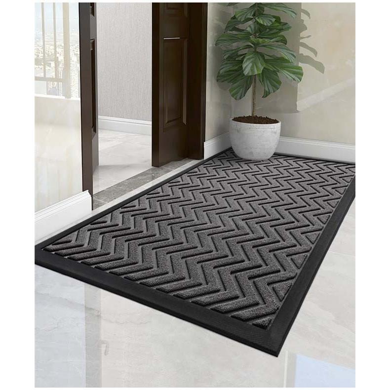 玄関マット 屋内 屋外 泥落としマット ドアマット 大判 45×75cm