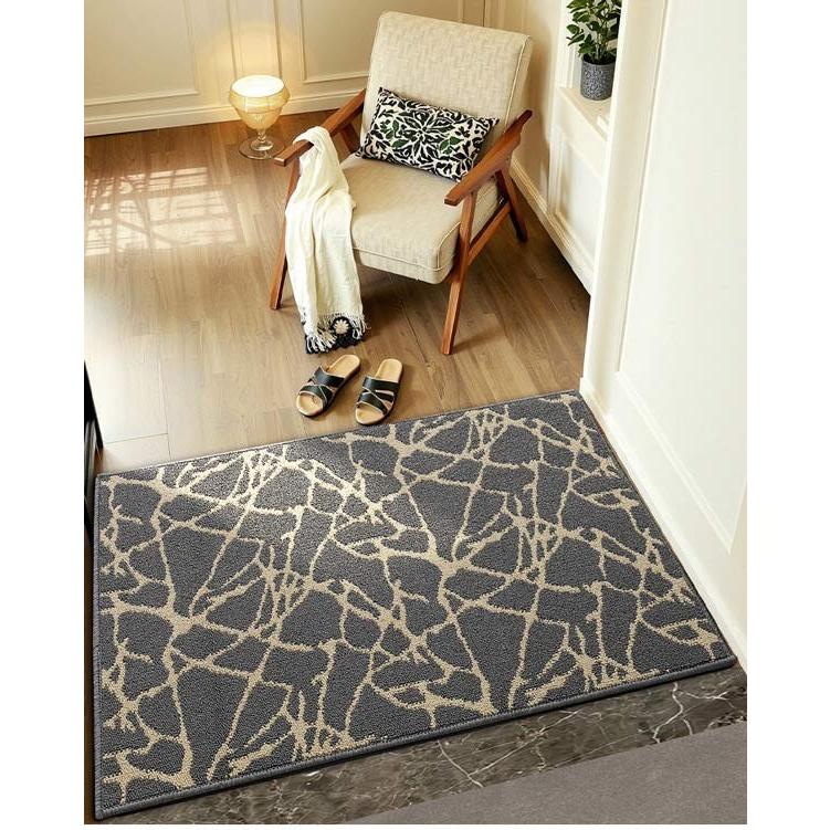 玄関マット シンプル 総柄 屋外 室内 泥落とし 滑り止め 洗える おしゃれ 風水 水洗い ドアマット 上品 かわいい オフィス 店舗 飲食店 新生活 DIY グレー |  | 11