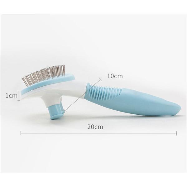 ペット用 ブラシ ペットブラシ 犬 猫 ペット ブラシ 毛取り 毛 抜け毛抜き 毛玉除去 ブルー ピンク グレー |  | 12