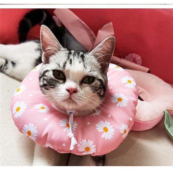 エリザベスカラー 猫用 犬用 ソフト やわらか 綿質 軽量 術後 柔らかい ヘルスケア 保護襟 皮膚病 避妊 術後ウェア 快適 調整可能 |  | 06