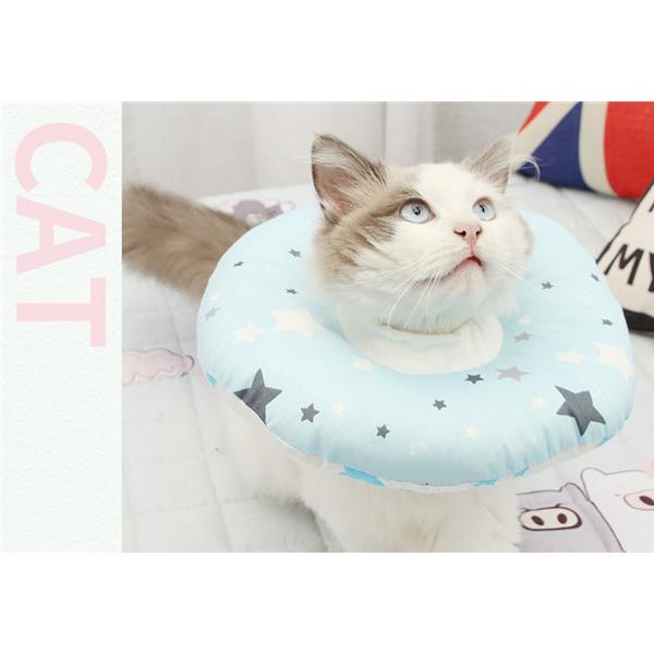 エリザベスカラー 猫用 犬用 ソフト やわらか 綿質 軽量 術後 柔らかい ヘルスケア 保護襟 皮膚病 避妊 術後ウェア 快適 調整可能 |  | 05