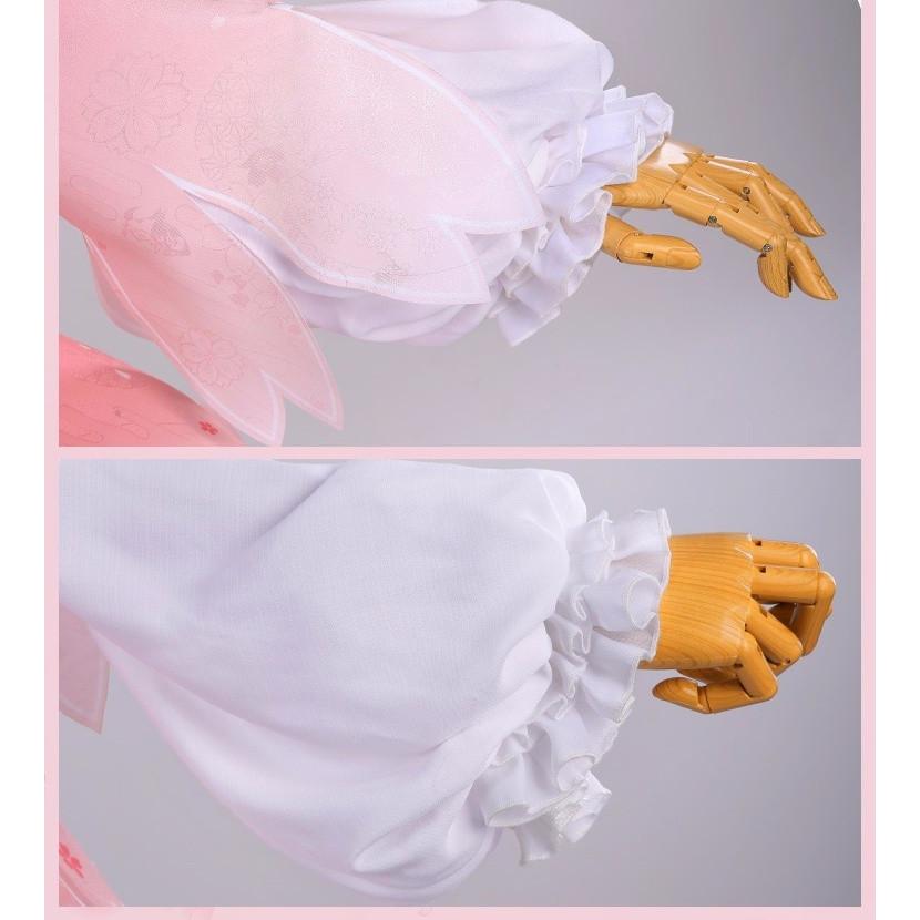 桜ミク 初音ミク コスプレ さくら VOCALOID コスプレ衣装 ミク コスプレ 可愛いワンピース ウサギ付き可能 コスプレ衣装 COSPLAY cosplay コスチューム_6