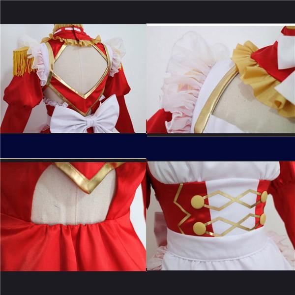 コスプレ衣装 Fate/Grand Order ネロ・クラウディウス メイド服 靴/ウィッグ追加可 アニメ コスチューム 忘年会 文化祭 余興 |  | 05