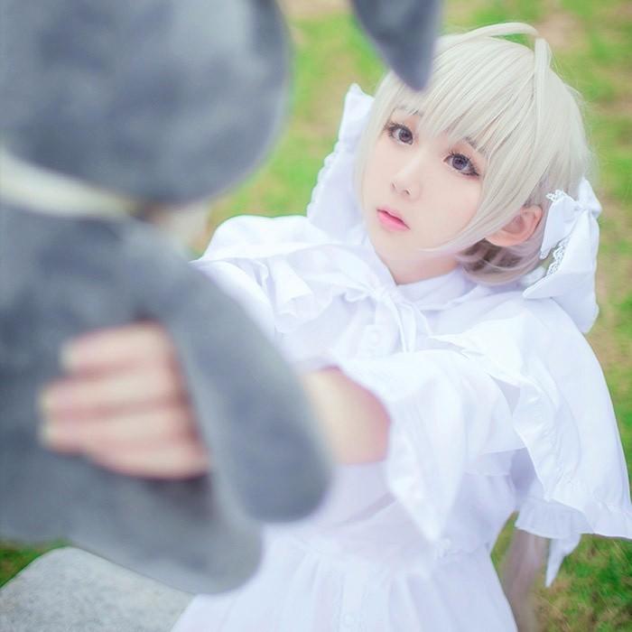 ヨスガノソラ 春日野穹 ロリター お洋服 コスプレ衣装 ネコ耳マント