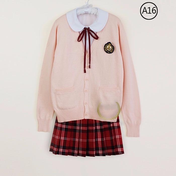 女子高制服 制服セット JK制服 学生 正統派ガールズ カーディガン