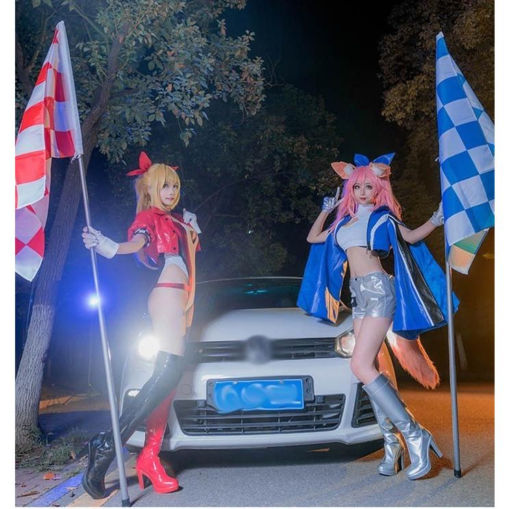 ネロ・クラウディウス 玉藻の前 EXTRA Racing フルカラー 「Fate/EXTELLA」 Fate/Grand Order コスプレ衣装 コスチューム 学園祭 イベント 文化祭｜fullgrace｜03