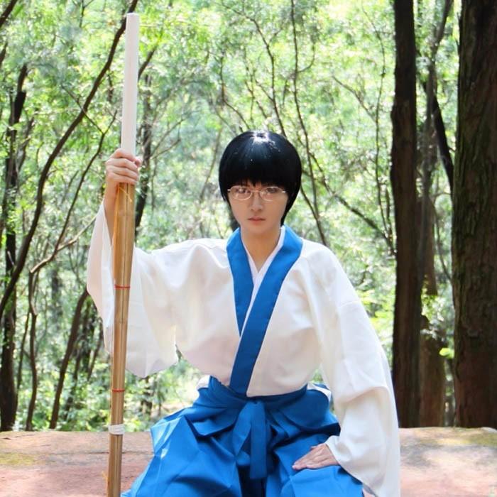新八 銀魂 コスプレ衣装 志村新八 着物 コスチューム 万事屋 しむら