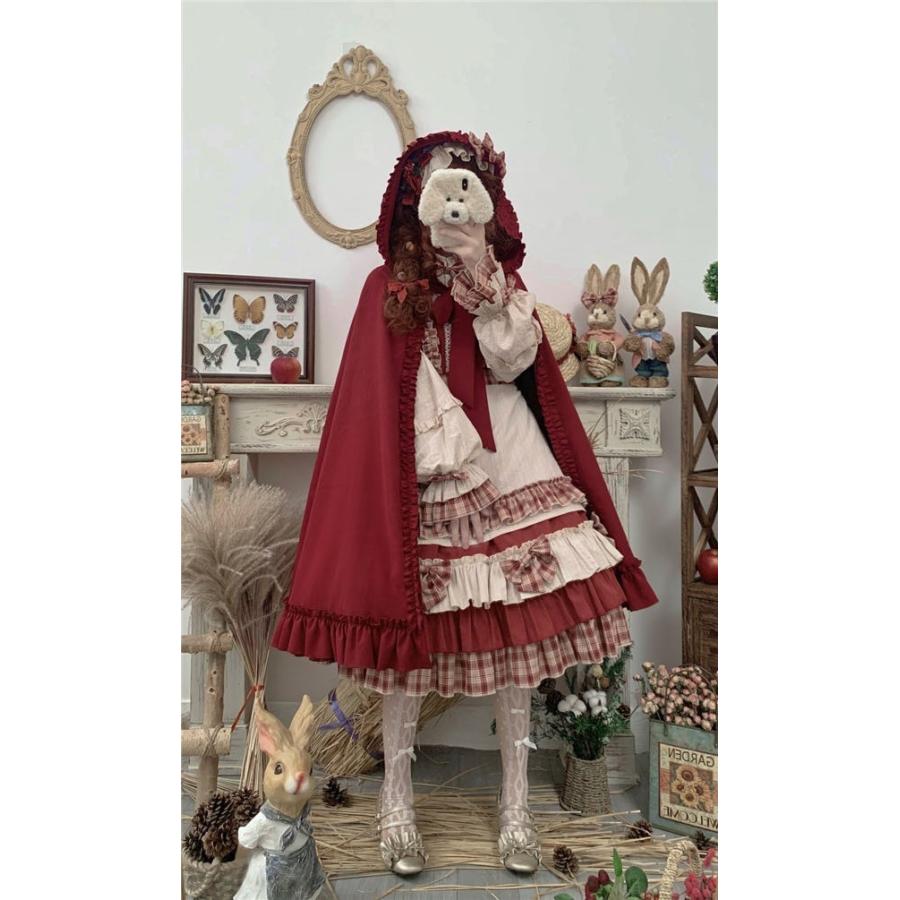 ロリータ ワンピース レディース マント ロリータコート アウター