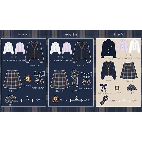 卒業式 スーツ 女の子 制服 学生制服 7点セット 刺繍入り 長袖 女子高生スカート レディース 高校生 お受験 結婚式 発表会　通学 ジュニア｜fullgrace｜04