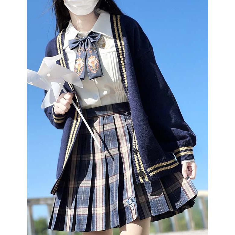 卒業式 スーツ 女の子 制服 学生制服 7点セット 刺繍入り 長袖 女子高生スカート レディース 高校生 お受験 結婚式 発表会　通学 ジュニア｜fullgrace｜06