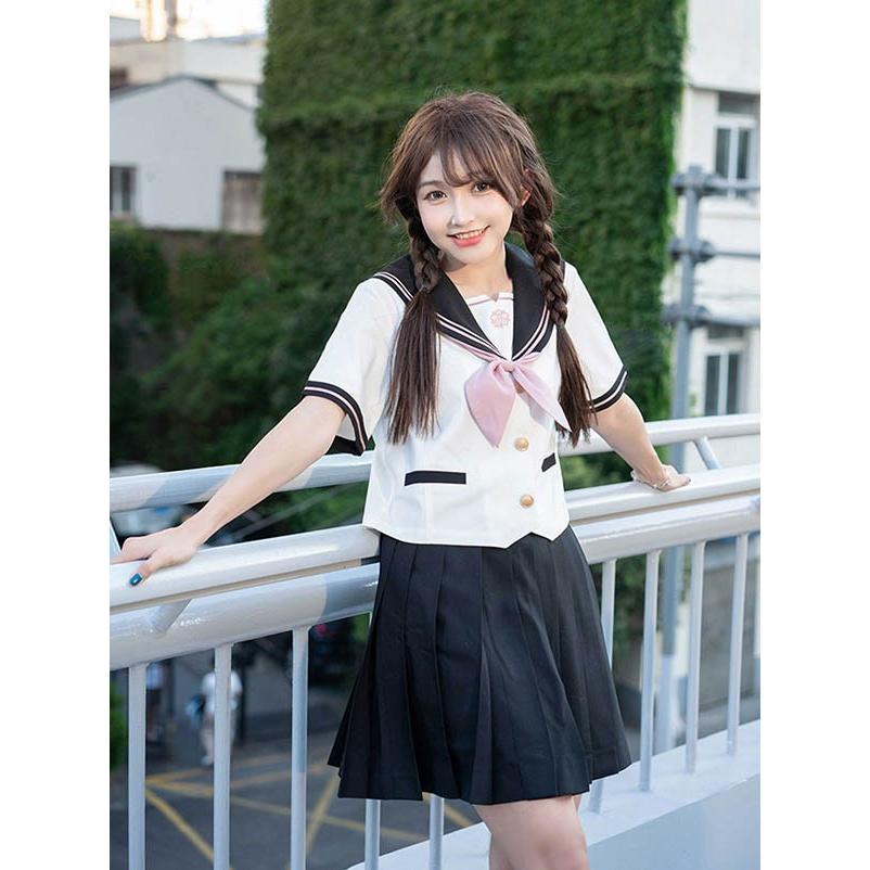 セーラー服 卒業式 女の子 制服 学生制服 3点セット 長袖 女子高生