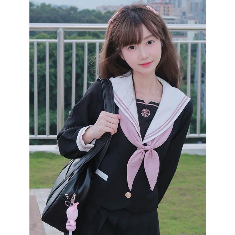 セーラー服 卒業式 女の子 制服 学生制服 3点セット 長袖 女子高生