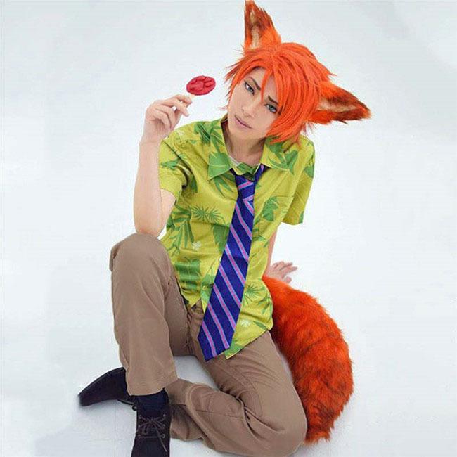 定休日以外毎日出荷中 C040 ズートピア ニック ワイルド コスプレ衣装 コスプレ